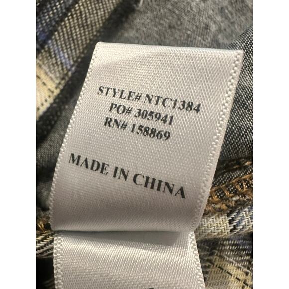 Promesa – Textured Knit Patchwork Shacket – Cream Multi – Size Medium - Picture 5 of 5